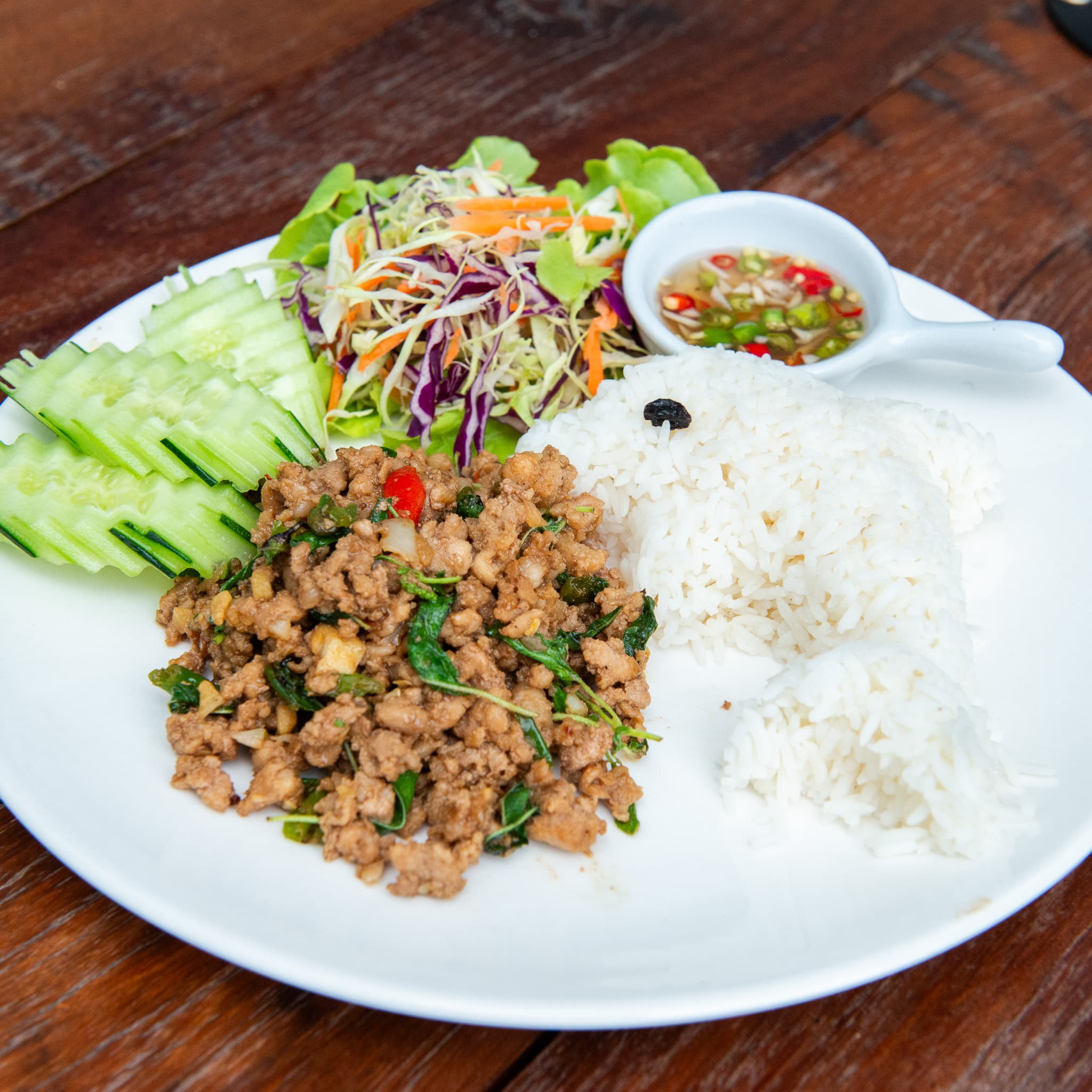 ข้าวกะเพราหมู