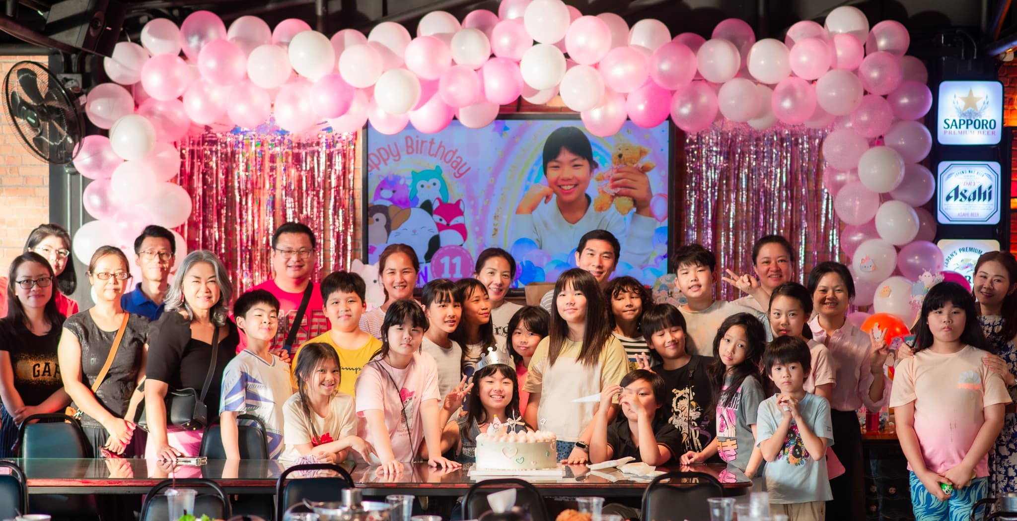 Birthday party group