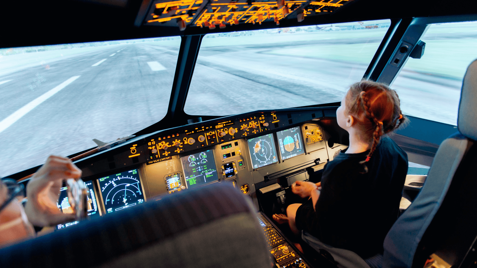 Flight Simulator interior